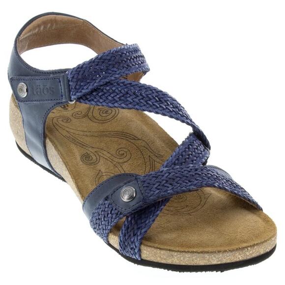 Taos Trulie Wedge Sandals, 38 (7-7.5) - Picture 1 of 7